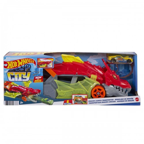 Mattel Hot Wheels City - Dragon Launch Transporter (GTK42)