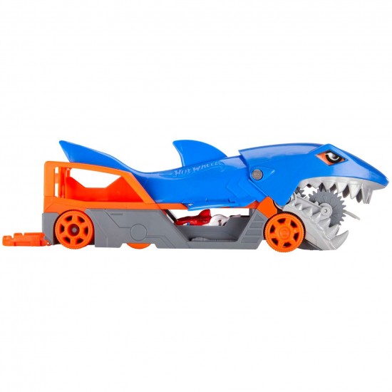 Mattel Hot Wheels Hungry Shark Transporter Toy Vehicle (GVG36)