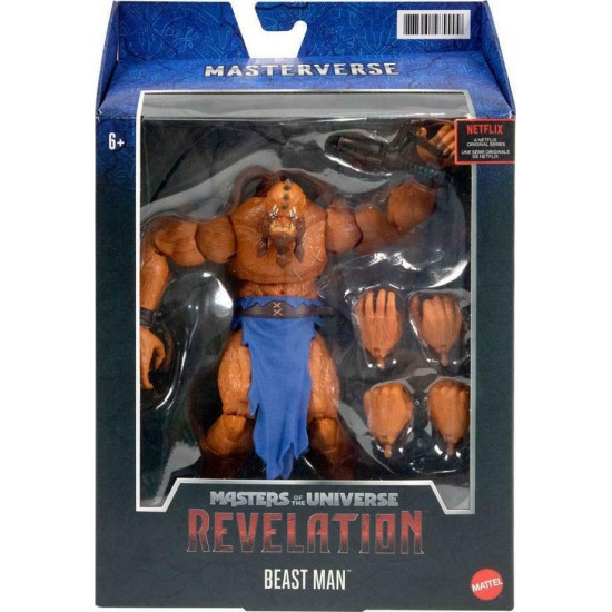 Mattel Masters of the Universe Revelation Masterverse Beast Man 18εκ. (GYV16)