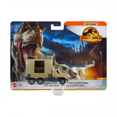 Mattel Matchbox Jurassic World: Dominion - Armored Baryonyx Hauler (HBH90/FMY31)