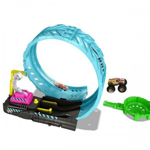 Mattel Hot Wheels Monster Trucks: Glow in The Dark™ - Epic Loop Challenge Playset (HBN02)