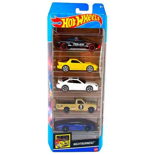 Mattel Hot Wheels - Nightburnerz (Set Of 5) (HFV93/01806)