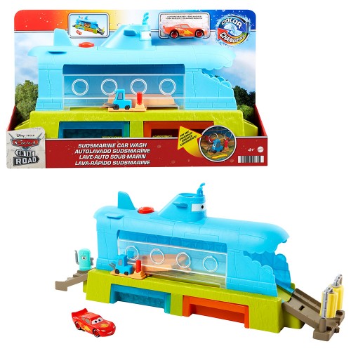 Mattel Cars "On the Road" Πλυντήριο Φάλαινα Color Changers (HGV70)