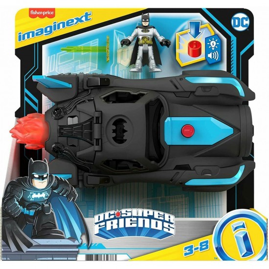 Fisher-Price Imaginext: DC Super Friends - Deluxe Batmobile F22 (HGX96)