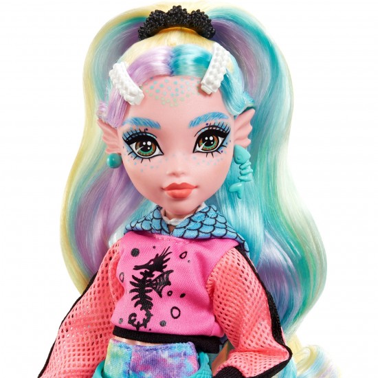 Mattel Monster High Lagoona Blue doll με Λαμπάδα (HHK55)