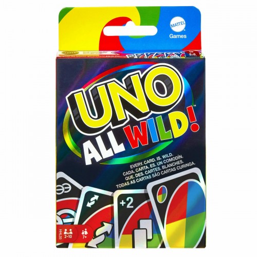 Mattel Επιτραπέζιο Uno All Wild για 2-10 Παίκτες 7+ Ετών (HHL33)