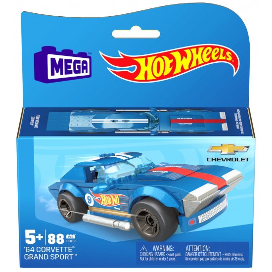 Mattel Mega Hot Wheels - '64 Corvette Grand Sport (HHL94/HHL95)