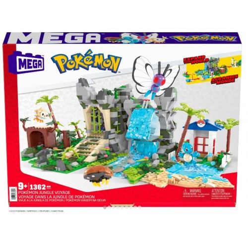 Mattel Mega Pokemon Adventure Builder: Pokemon Jungle Voyage (HHN61)