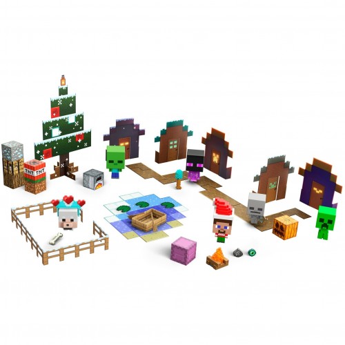 Mattel Minecraft Mob Head Minis Advent Calendar (HHT64)
