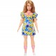 Mattel Barbie Fashionistas doll with Down syndrome in floral dress (HJT05)