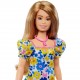 Mattel Barbie Fashionistas doll with Down syndrome in floral dress (HJT05)