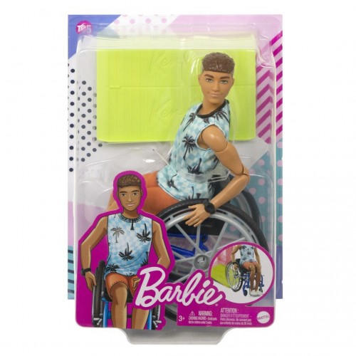 Mattel Κεν Fashionistas Με Αναπηρικά Αμαξίδιο - Καστανά Μαλλιά (HJT59) 