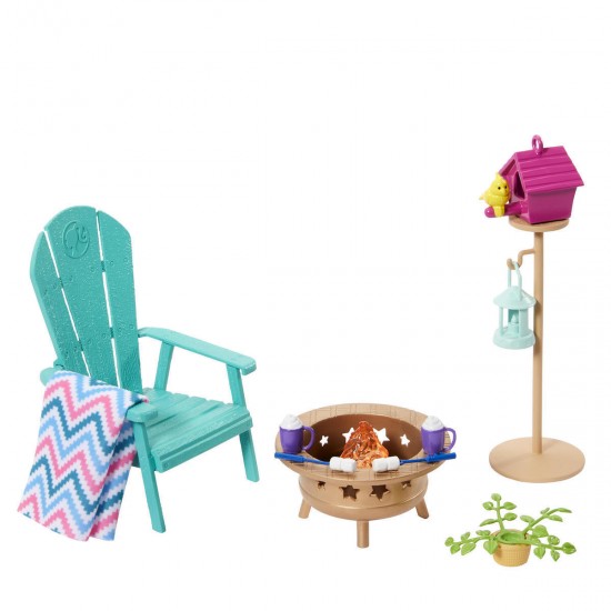 Mattel Barbie: Furniture and Accessory Pack - Backyard Patio (HJV32/HJV33)