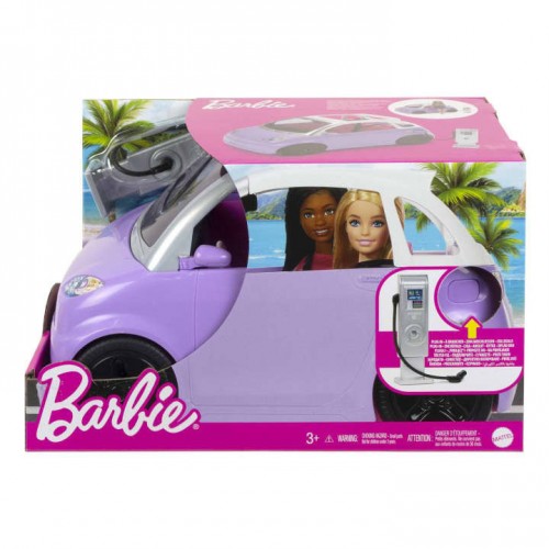 Mattel Barbie: Electric Vehicle with Charging Station And Plug με Λαμπάδα (HJV36)