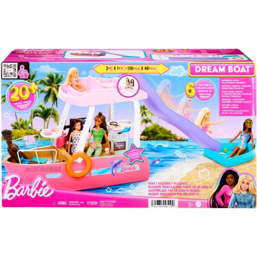 Mattel Barbie Dream Boat toy vehicle (HJV37)