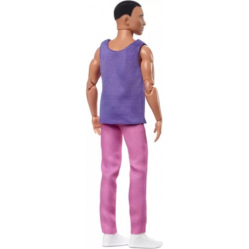 Mattel Barbie Signature Looks: Ken Doll with Purple Shirt Model #17 (HJW84)