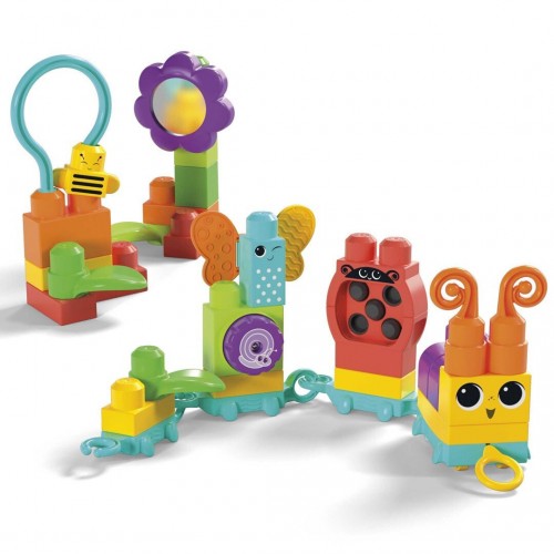 Mattel Mega Bloks: Sensory Features - Move 'N Groove Caterpillar (HKN44)