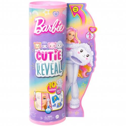 Mattel Barbie Cutie Reveal Cozy Cute Series - Lamb Doll (HKR03)