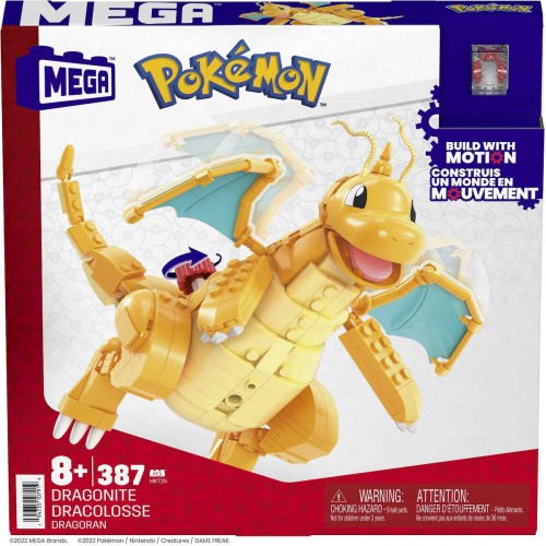Mattel Mega Bloks Pokemon Dragonite 387τεμ. (HKT25)