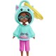 Mattel Polly Pocket: Hoodie Buddy - Cat Dark Skin Doll (HKV99/HKV98)