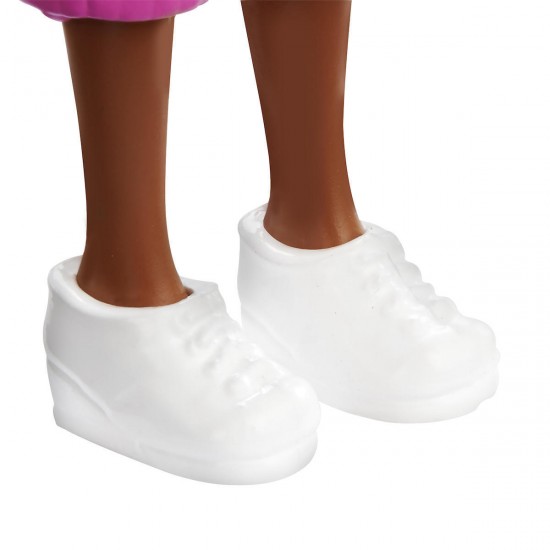 Mattel Polly Pocket: Hoodie Buddy - Cat Dark Skin Doll (HKV99/HKV98)