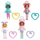 Mattel Polly Pocket: Hoodie Buddy - Cat Dark Skin Doll (HKV99/HKV98)