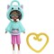 Mattel Polly Pocket: Hoodie Buddy - Cat Dark Skin Doll (HKV99/HKV98)