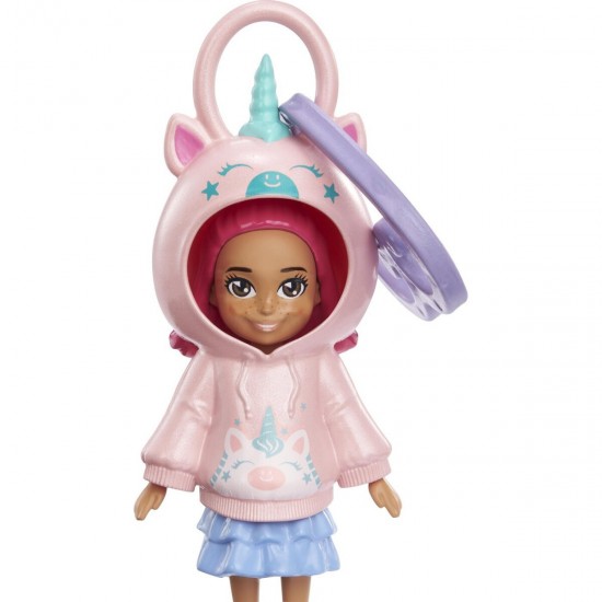 Mattel Polly Pocket: Hoodie Buddy - Unicorn Doll (HKV98/HKW02)