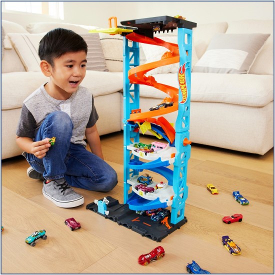 Mattel Πίστα Hot Wheels City Transforming Race Tower (HKX43)