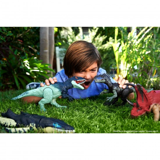 Mattel Jurassic World Dino Trackers: Wild Roar - Dryptosaurus με Λαμπάδα (HLP15/HLP14)