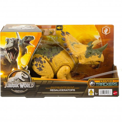 Mattel Jurassic World Wild Roar Regaliceratops toy figure (HLP19)