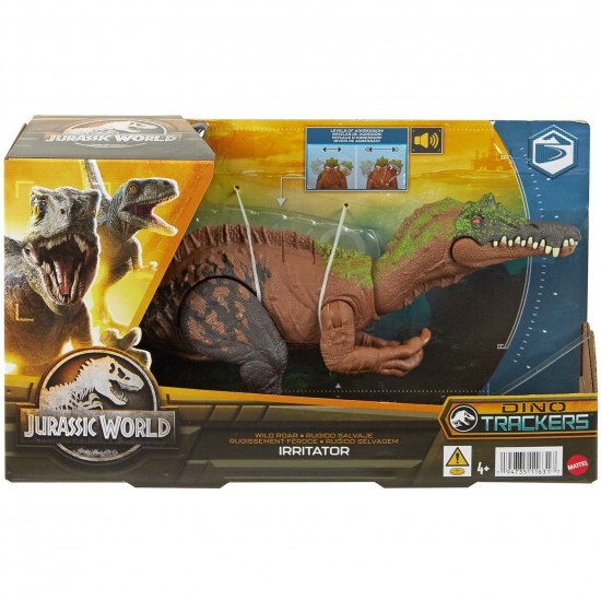 Mattel Jurassic World Wild Roar Irritator toy figure (HLP22)