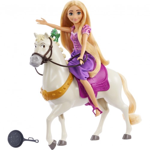 Mattel Disney Princess Rapunzel & Άλογο (HLW23)