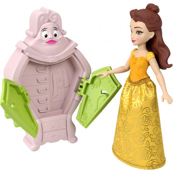 Mattel Disney Princess Μίνι Κούκλες - Το παλάτι της Πεντάμορφης (HLW94)