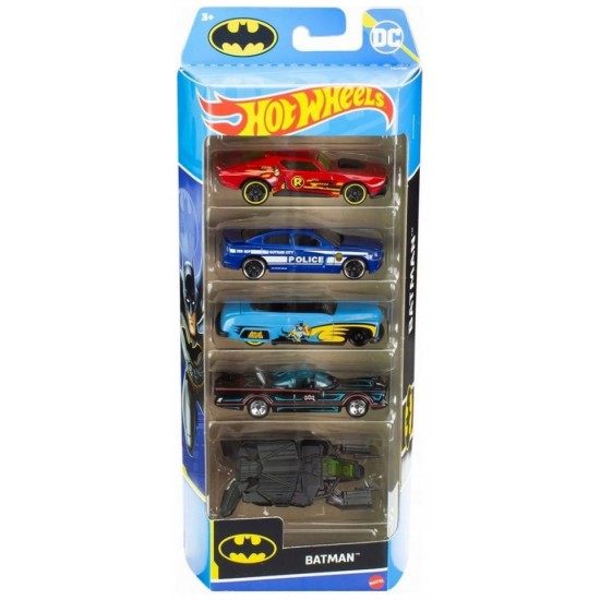 Mattel Hot Wheels - Batman (Set Of 5) (HLY68/01806)