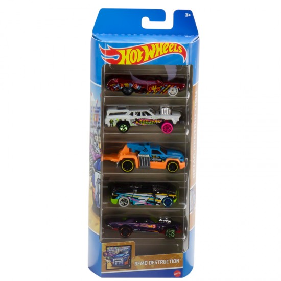 Mattel Hot Wheels - Demo Destruction (Set Of 5) (HLY71/01806)