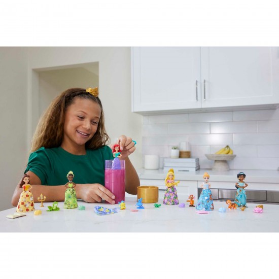 Mattel Disney Princess Μίνι Κούκλες Royal Color Reveal (HMB69)