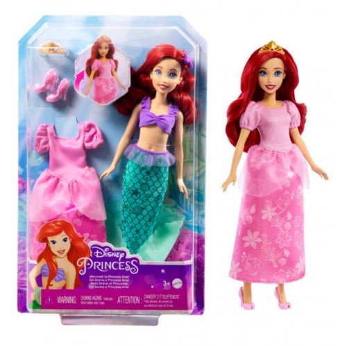 Mattel Disney: Princess - 2-in-1 Mermaid to Princess Ariel Doll (HMG49)