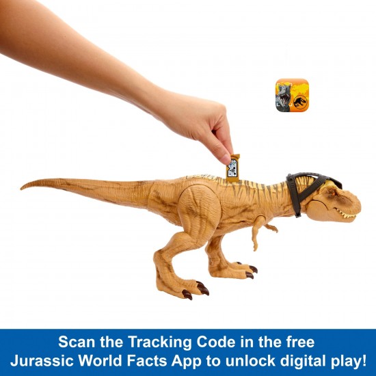 Mattel Jurassic World NEW Feature T-Rex, toy figure (HNT62)