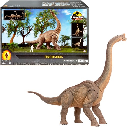 Mattel Jurassic World Hammond Collection Brachiosaurus toy figure (HNY77)