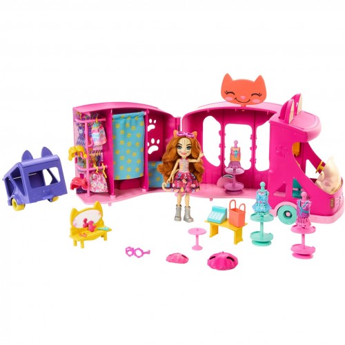 Mattel Enchantimals Fashion Show Mobile Toy Vehicle (HPB34)