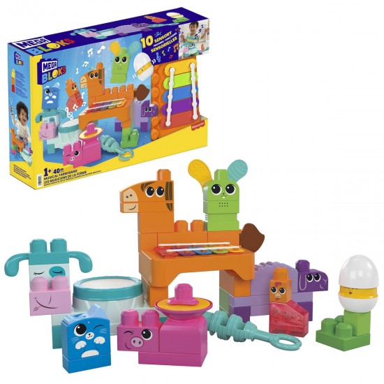 Fisher-Price Mega Blocks: Sensory Line - Musical Farm Band (HPB46)