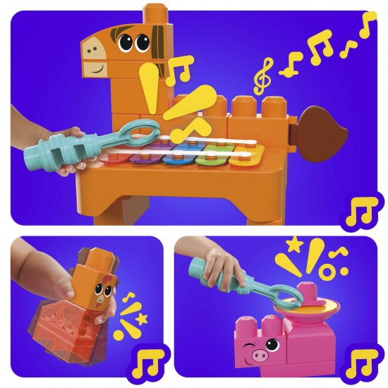 Fisher-Price Mega Blocks: Sensory Line - Musical Farm Band (HPB46)