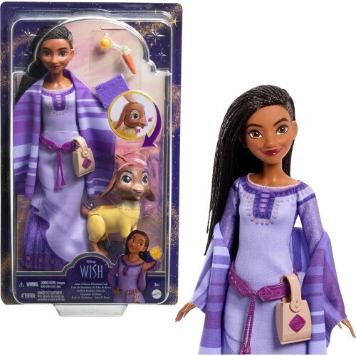Mattel Disney's Fashion Doll Wish Asha Of Rosas Adventure Pack (HPX25)
