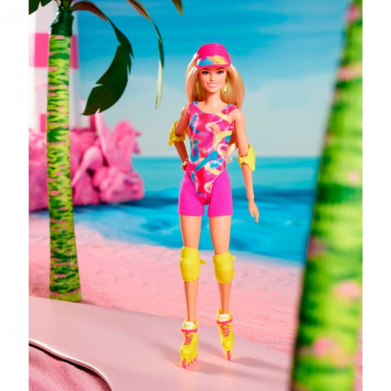 Mattel Barbie The Movie - Margot Robbie as Barbie: Inline skating collectible doll (HRB04)
