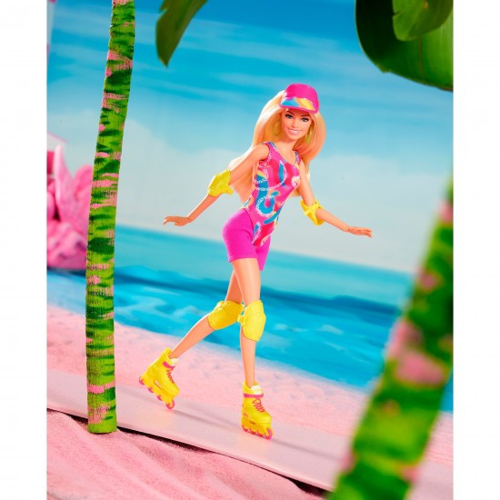 Mattel Barbie The Movie - Margot Robbie as Barbie: Inline skating collectible doll (HRB04)