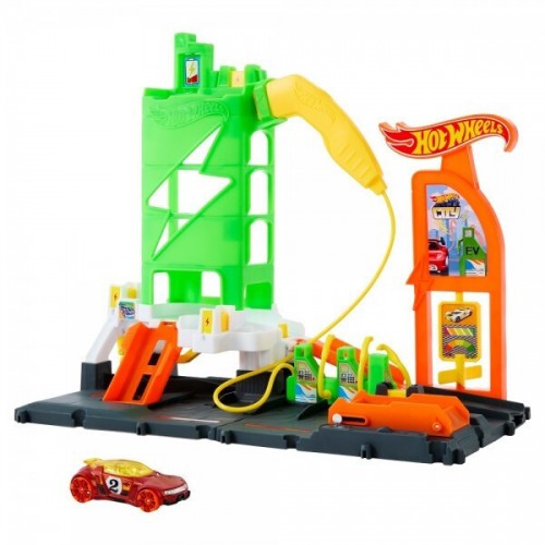 Mattel Hot Wheels Πίστα Σταθμός Καυσίμων (HTN79)