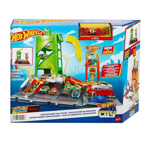 Mattel Hot Wheels Πίστα Σταθμός Καυσίμων (HTN79)