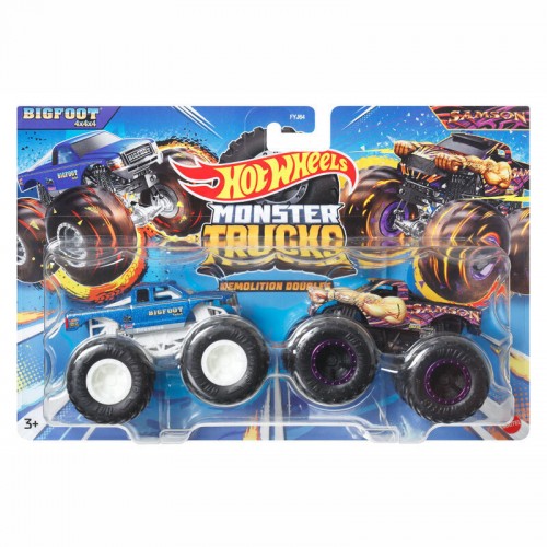 Mattel Hot Wheels Monster Trucks: Demolition Doubles 2024 - Bigfoot 4X4X4 VS Samson (FYJ64/HWN59)