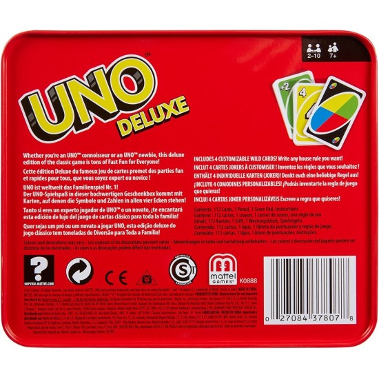 Mattel UNO Deluxe Card Game (K0888)
